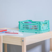Load image into Gallery viewer, Folding Crate - Mini - Mint
