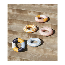 Load image into Gallery viewer, Baloo Swim Ring - Stripe: Yellow mellow/creme de la creme
