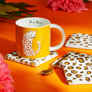 Leopard Love Coasters - Set of 4